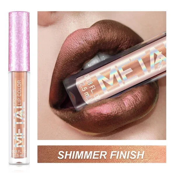 Last day promotion 49% OFF--2023 Glitter Metallic Liquid Lipstick Waterproof