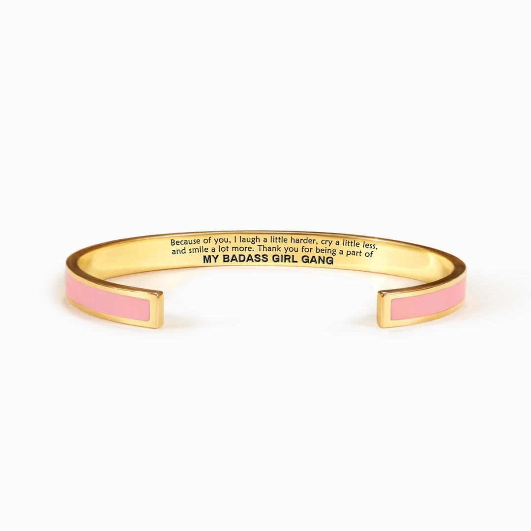 ⚡40% OFF NEW YEAR SALE🎁MY BADASS GIRL GANG MULTIPLE COLOR BANGLE