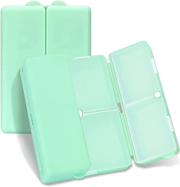 🔥LAST DAY SALE - Daily Pill Organizer, 7 Compartments Portable Pill Case Travel Pill Organizer,[Folding Design]Pill Box