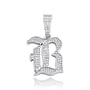 Iced Old English 26 Letters Pendant - Buulgo