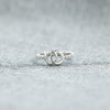 MOTHER & DAUGHTER FOREVER LINKED PAVÉ INTERLOCKING RING