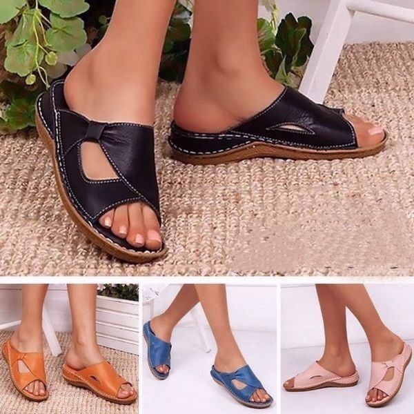 2023 Women Casual Summer Daily Comfy Slip On Sandals🔥Last Day Promotion 49% OFF