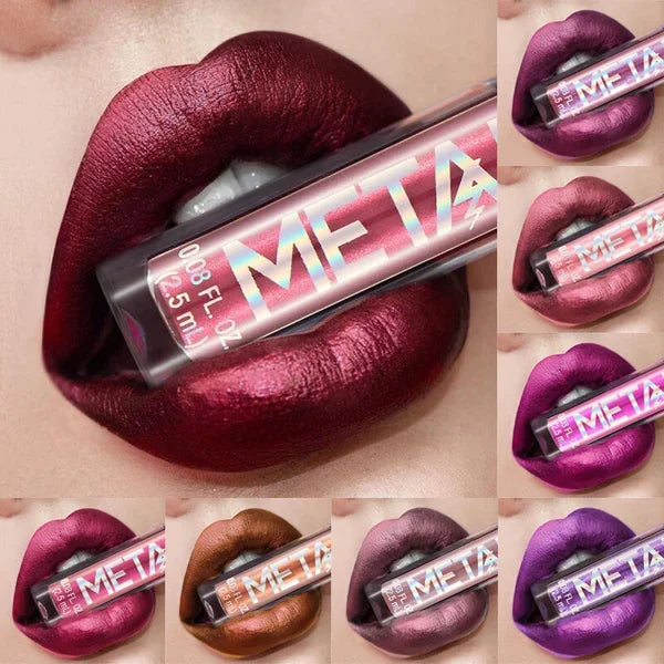 Last day promotion 49% OFF--2023 Glitter Metallic Liquid Lipstick Waterproof