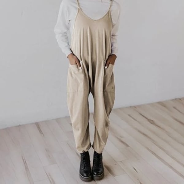 Wide Leg Jumpsuit with Pockets