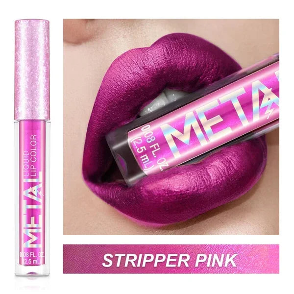 Last day promotion 49% OFF--2023 Glitter Metallic Liquid Lipstick Waterproof