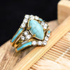 2023 New Year Hot Sale 49% OFF--Turquoise Creative 3-Piece Ring