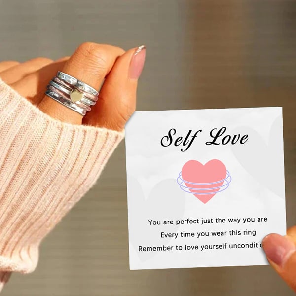 💖Self Love Spinner Heart Ring🔥 Last Day Promotion 75% OFF🎁 - Buulgo