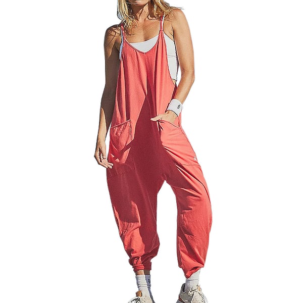 Wide Leg Jumpsuit with Pockets