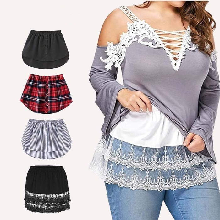 ⏰Last Day Promotion-54% OFF⏰--Woman Layering Shirt Extender