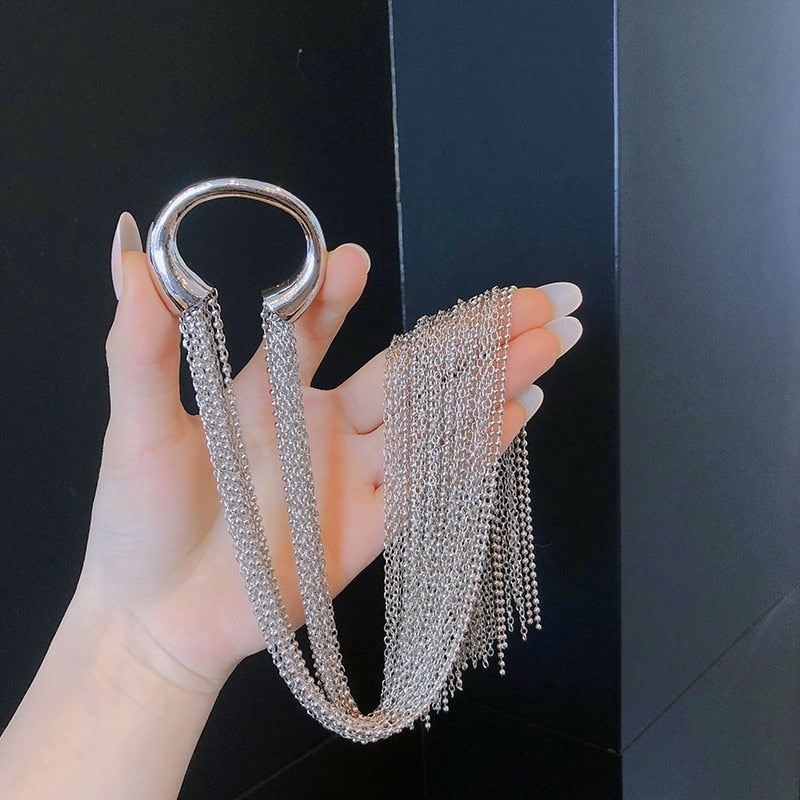 METAL TASSEL HAIRPIN