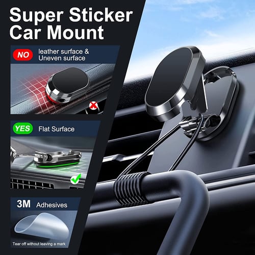 🔥Hot Sale 🔥2023 New Alloy Folding Magnetic Car Phone Holder