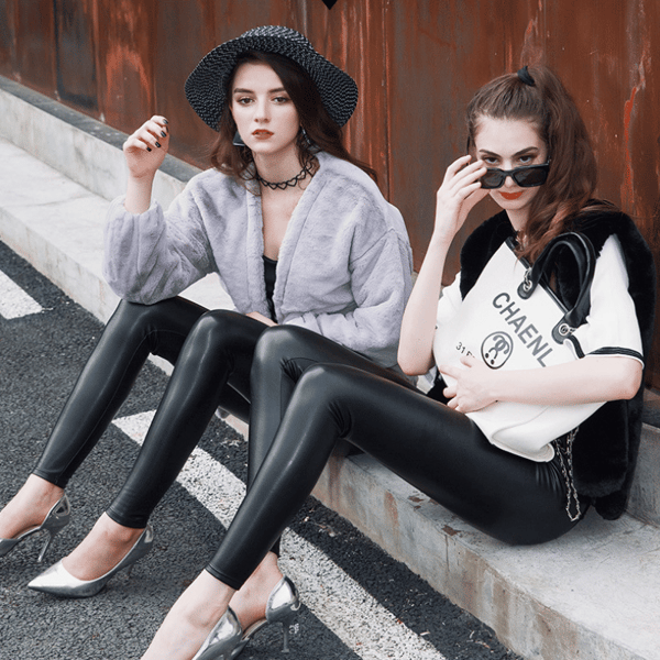 🎁New Year 2022 Sale -49%OFF🎁 S-shaped PU Leather Leggings