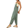 Wide Leg Jumpsuit with Pockets (Buy 2 Free Shipping)