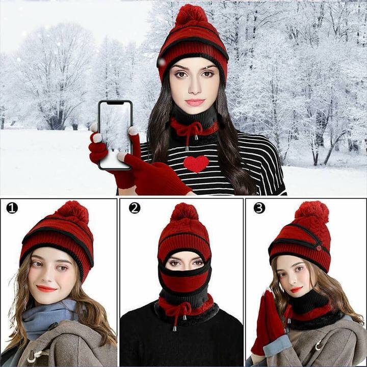 3-In-1 Winter Set (Mask, Hat, Scarf)